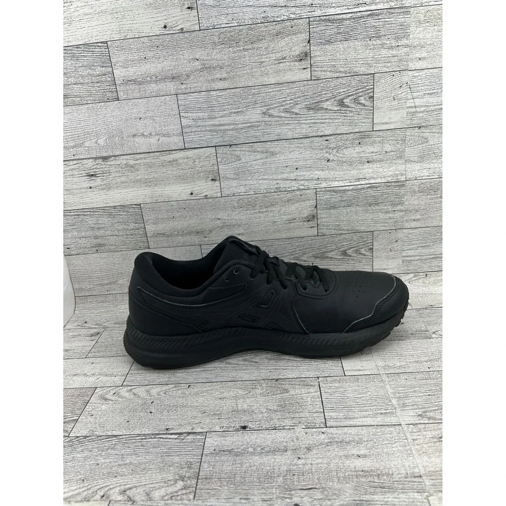 Asics Gel-Contend 7 Women Walking Shoes Black Leather 1132A057 Size‎ 9.5